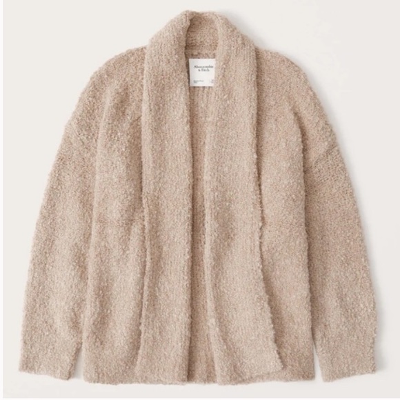 Abercrombie & Fitch Sweaters - Abercrombie & Fitch Boucle Shawl Cardigan L
NWT